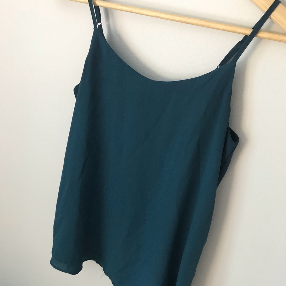 Hippie Rose Blue Spaghetti Strap Tank Top